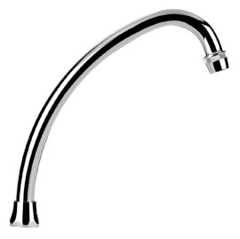 Canna Lavello jota universale Bianchi ottone 18x200